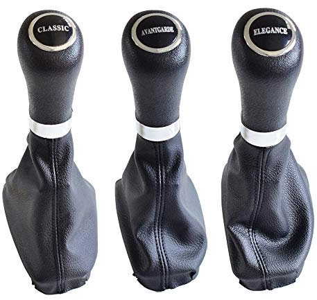 Hacreyatu Automatic Auto Schaltknauf Stick Gaiter Boot Frame Kit für Mercedes-Benz C Klasse W203 W209 (Elegance)