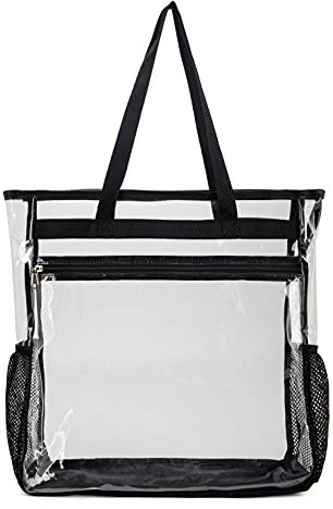 SPEEDEVE durchsichtige Tragetaschen transparente Handtasche für Reisen Strand Arbeit Fitnessstudio