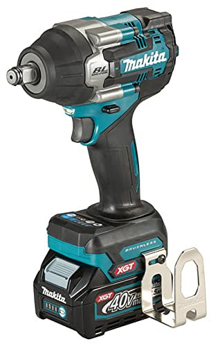 Makita TW007GD201 40V Max Li-ion XGT Brushless Impact Wrench Complete with 2 x 2.5 Ah Batteries and Charger Supplied in a Makpac Case