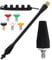 PWACCS Pressure Washer Accessories Kit – 16 Inch Power Washer Replacement Wand with 5 Spray Tips and Turbo Nozzle – Compatible with Ryobi, Portland, Husky Black