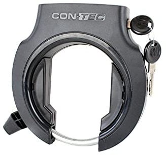 Contec Fahrrad Rahmenschloss 'PowerLoc L' Premium Security Level 10, Stahlbügel, 2 Schlüssel