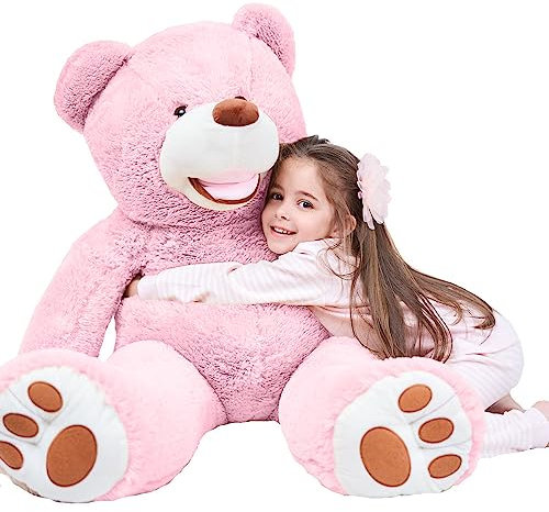 Gustaw Grand Ours en Peluche XXL Amigo - Nounours Géant, Teddy Bear Ourson - Idéal comme Cadeau (Rose, 200cm)
