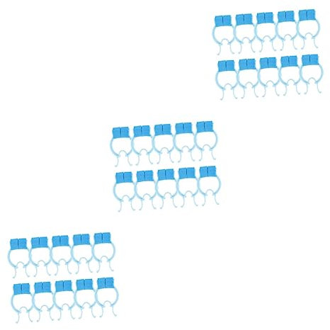 Lurrose 48 Pièces Pince-Nez Nager Pince-Nez Épistaxis Pince-Nez Incitation Pince Nasale Bouchon De Saignement De Nez Fixation Pince-Nez Accessoires Majeurs Clip D'Allaitement