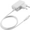CABLEPELADO Chargeur 6 V 0,6 A, adaptateur de courant, bloc d'alimentation 6 V, chargeur 6 V, adaptateur d'alimentation, connecteur DC 5,5 x 2,1 mm, blanc