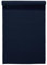 LINUM Uni Dekoratives Tischläufer für Esstisch 45x150 cm, 100% Gerippte Baumwolle, Maschinenwaschbar, Dunkles Marineblau