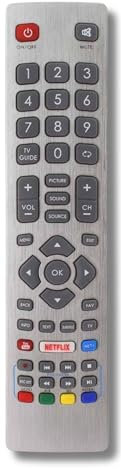 Ersatz Fernbedienung für Sharp TV 50BJ2E | 50BJ2EE | 50BJ2IE | 50BJ3E |