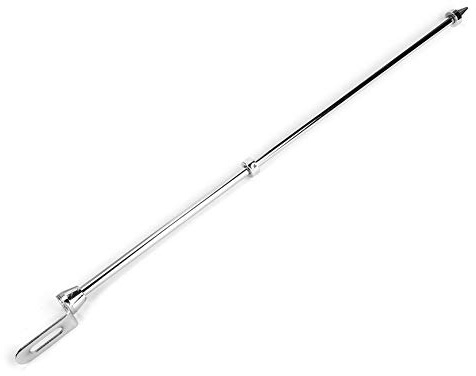 Motorrad-Flaggenmast, einzigartiges Design, stabile Leistung, lange Lebensdauer, Edelstahl, schwarz, silber (galvanisch), Motorrad-Zubehör, robuste Bauweise, passend für Motorrad-F