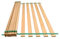Ersatz-Lattenrost für Doppelbett, 1365 mm, hochwertiges Erlenholz, 1365 mm (Premier Grade Erle, Standard 11 Lamellen-Set)