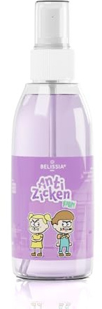 Belissia Kids Anti Zicken Spray 150ml mit Waldbeeren Duft für Kinder | Raumspray Kinderzimmer, Geschenkidee, Sprühflasche, Mädchen und Jungen ab 3 Jahre, Einschlafritual, Fantasiespiel