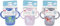 Vaso de Entrenamiento 360° Antiderrame con Asas, Set de 3 Vasos de aprendizaje Infantil 240ml