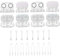 ORFOFE Quality Lens Cases Sealing Design for Contact Lenses and Daily Eye Care