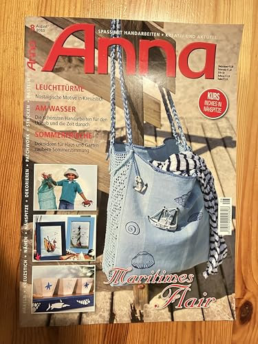Zeitschrift Anna Spaß mit Handarbeiten 2/10 mit Kurs Inches in Nähspitze