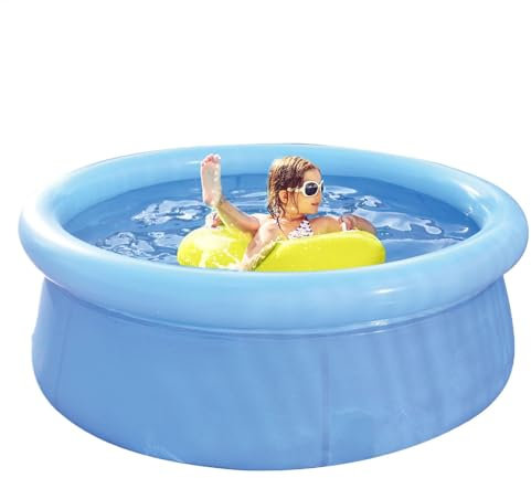 Inflatable Pool Kids - Reusable Inflatable Tub Blow Up Pool | Bathing Tub Wear-Resistant Water Playground for Outdoor Indoor