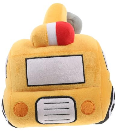 CLISPEED Baggerpuppe Plüschtraktor Bagger Plüschpuppe Baustofftier Traktor Stofftier Plüschtraktor Bagger Plüschspielzeug LKW Stofftier Auto Plüschtiere Pp Baumwolle