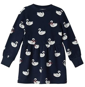 s.Oliver Kuscheliges Sweatkleid mit All-Over-Print