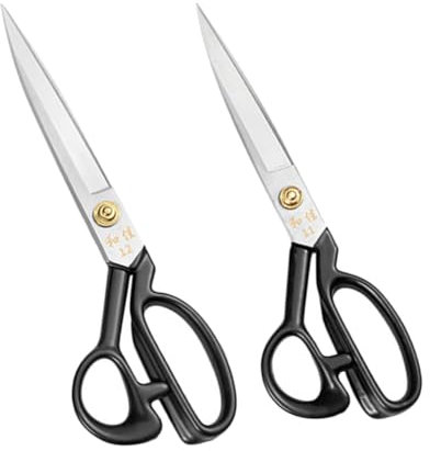 Gadpiparty 2 Stück Schnittige Scheren Hochwertige Stoffscheren für Präzise Schnitte Textilien und Mehr Ergonomischer Griff Langlebiges Design für Kleidung und Bastelprojekte