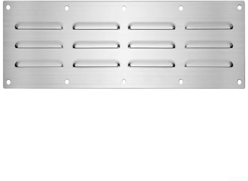 Robuste Edelstahl-Belüftungsplatte für Grill-Entlüftung mit optimierter Luftzufuhr für Mauerwerksofen