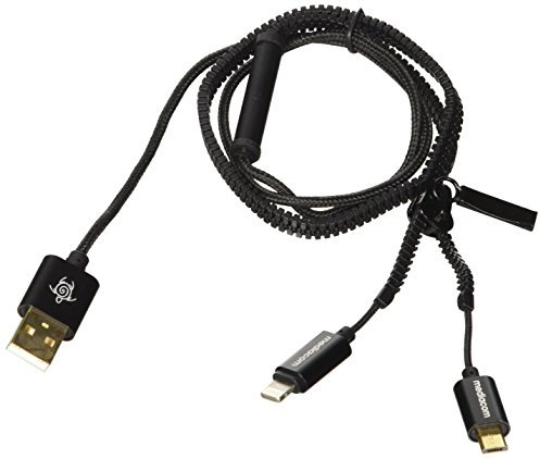 MEDIACOM Cavo ZIP Micro USB 8.6 m Colore Nero