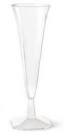 PZ 96 FLUTE DIAMANTE PER CHAMPAGNE CALICE COPPA BICCHIERE VINO PROSECCO TRASPARENTE FLUTES KRISTAL CLEAR HAPPY HOUR PER APERITIVO APERICENA IN PLASTICA
