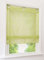 1er-Pack Raffrollo mit U-Haken Weiß Transparent Voile Ösenrollo Vorhang (BxH 120x130cm, Grün)