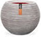 Capi Europe - Vase Boule Rib NL - 62x48 - Ivoire - Ouverture Ø40 - Pot pour Une Utilisation à l'intérieur et à l'extérieur - Incassable - 100% Recyclable - KOFI271