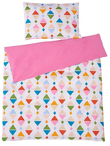 Bio Kinderbettwäsche 100% Bio-Baumwolle (kbA) GOTS zertifiziert, Ethno, 100 x 135 cm / 40 x 60 cm, Perkal-Stoff