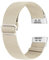 Ecogbd Elastic Ersatzarmband Kompatibel mit Fitbit Charge 3 Armband/Fitbit Charge 4 Armband, Weiches Gewebe Nylon Sportuhrarmband Armbänder für Frauen Männer (Beige)