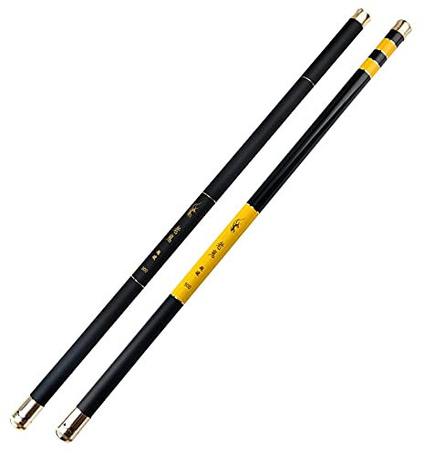 Stipprute 2 Farbe 7. 2M 8M 9M 10M 11M 12M 12M Kohlefaser Angelrutestab Angelblock Super Langer Karpfenangeln-Fischereistrau Power Hand-Rod Angelrute (Color : Black, Length : 10m with Accessory)