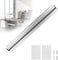JUNMEIDO Bonleiste Gastronomie Bonhalter Selbstklebend Aluminium 35CM Bonschienen Wandklemmleisten bon leiste küche Notizleiste Klemmleist Mit Schrauben Klebebefestigung für Bar Büro Bestellung Ticket