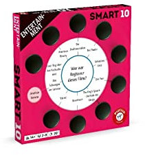 Piatnik 7244 Zusatzfragen 7244-Smart Entertaiment mit 1000 Antwortmöglichkeiten | Spielbar mit der Originalspiel Family Edition, Smart 10 Erweiterung Entertainment