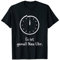 Es ist genull Nau Uhr. 24 Uhr Lustiges Mitternacht Schlafen T-Shirt