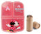Minnie Mouse - Fiambrera Bolsa Merienda con 3 Compartimentos Múltiples para Niños y Escuelas
