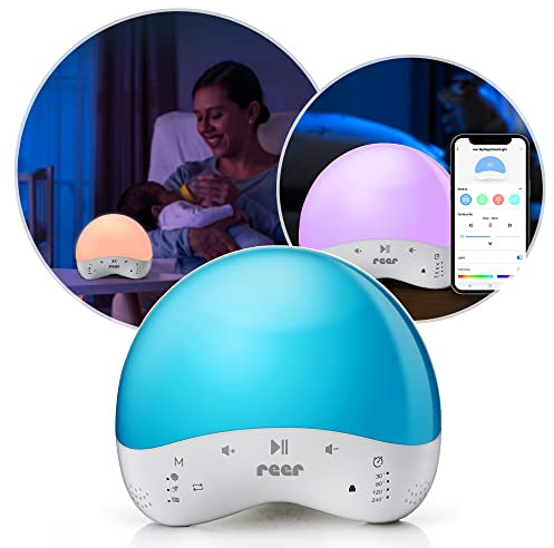 Reer MyMagicSmartLight smartes Nachtlicht, 16 Mio Farben, Musikfunktion, steuerbar über Alexa, per App oder am Gerät, für Kinder