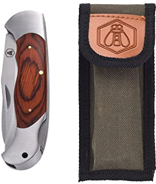 Laguiole - COLTELLO MULTIFUNZIONE DA GIARDINO E PORTAFOGLIO