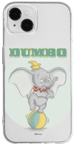 ERT GROUP Handyhülle für Apple iPhone 14 Original und offiziell Lizenziertes Disney Muster Dumbo 006 optimal an die Form des Handy angepasst, teilweise transparent