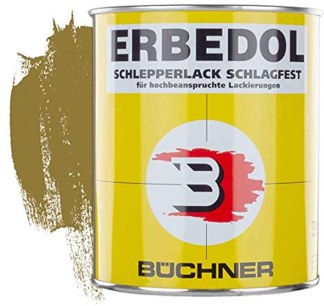 ERBEDOL | Schlepperlack | Bergmann | grün | SL4110 | 0,75 l | Farbe | Beschichtung | Restaurierung | Traktor | Lack | Farbton | Lackierung | kratzfest | wetterfest | stoßfest | Schlepper | glänzend
