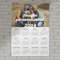 Tenvinyl | Personalisierte Kalender Poster 2024 | Kalender mit Foto | Dekofolie | Original Personalisierbares Geschenk | Wohnaccessoires | Fotodruck | 50 x 70 cm