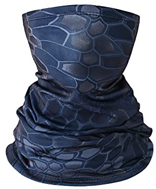 3 Stücke Halbe Sturmhaube für Herren Damen Atmungsaktiv Fahrrad Balaclava UV Sturmmaske Kühlende Sommer Seide Gesichtsmaske für Motorrad Radfahren Fischen Radfahren Roller Klettern Camouflage