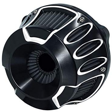 Pexorine Kit de Nettoyage de Coupe CNC de Filtre Venturi de système d'admission d'air de Moto, for Harley, Touring Street Glide Touring Road Glide Softail Dyna Filtre d'admission Moto