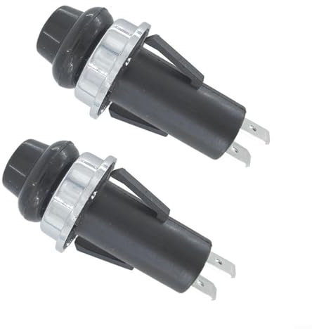 Beleuchteter Knauf-Ersatzschalter für Weber Summit Series Gasgrills Modell 70189, inkl. 2 Momentan-Tasten