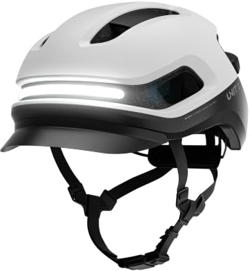 UNIT 1 Aura Smart E-Bike Helm mit Blinkern & Bremslicht | MIPS Smart-Fahrradhelm: Blinker, integrierte Lichter & Sturzerkennung
