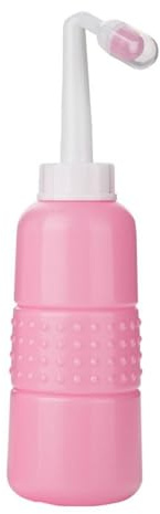Mom Upside Down Peri Bottle for Postpartum Care, Portable Bidet Perineal Cleansing Tool, Mom Peri Bottle for Postpartum Essentials (Pink, 500ml)