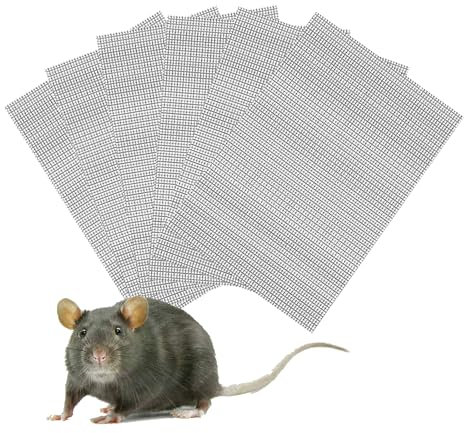 DAJING 6 Pcs 304 Stainless Steel Wire Mesh - 20 Mesh Rodent & Insect Control, A5 Size, Customizable for Air Brick Covers, Ventilation, and Pest Proofing (150x210mm)