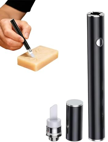 Yidueace Stylo Chauffant À Tamponner | Rechargeable Embout De Précision Sans Fil Portable,Savon Sculpture Stylo Chauffant À Tamponner | Pour la parfumée, les modèles en argile, manucure et figure