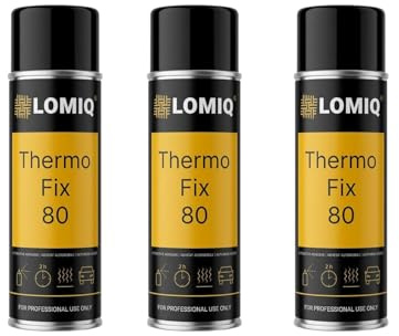 LOMIQ spray adhesivo THERMOFIX, 3pcs, 500ml, adhesivo textil universal, fuerte adhesivo de tela para tela de techo, tela de tapicería, fieltro, imitación de cuero, conexión flexible, rápida adhesión
