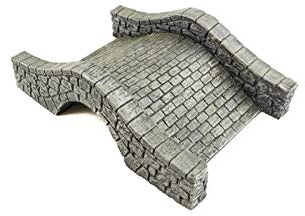 War World Gaming Battle Bocage Stone Bridge – 28mm Heroic Scale Wargaming Terrain Model Diorama Scenery Wargame WW2 Tabletop Battle Normandy France WWII Hedgerow