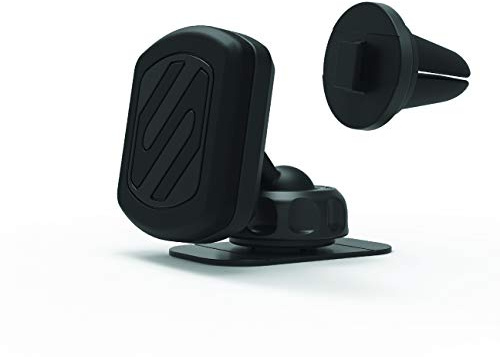 Scosche MAGDV-XTSP1 MagicMount Magnetic Dashboard Phone Mount and Vent Mount for Car, 360° Adjustable Magnet Head, Universal Cell Phone Holder, Compatible with iPhone, Samsung, and All Devices