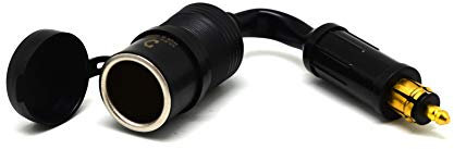 Cliff-Top Hella (DIN) auf Standard-Zigarettenanzünder-Adapter (4,5 cm Harte Kabelverlängerung)