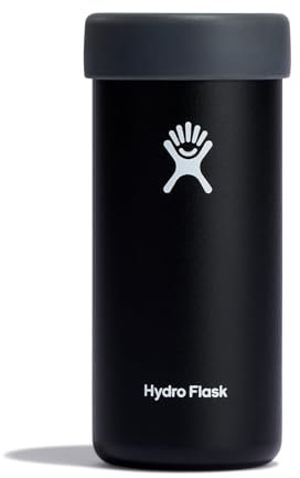 Hydro Flask Cooler Cup - Beer Seltzer Can Insulator Holder,Alloy Steel,12 fl oz,Black