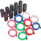 Mixtooltoys 10 x 1m EL Wire EL Kabel Neon Beleuchtung leuchtschnur Neon Beleuchtung Draht Lichtschlauch Leuchtschnur El Kabel für Weihnachtsfeiern Rave Partys Halloween Kostüm Blau Rot Rosa Weiß Grün